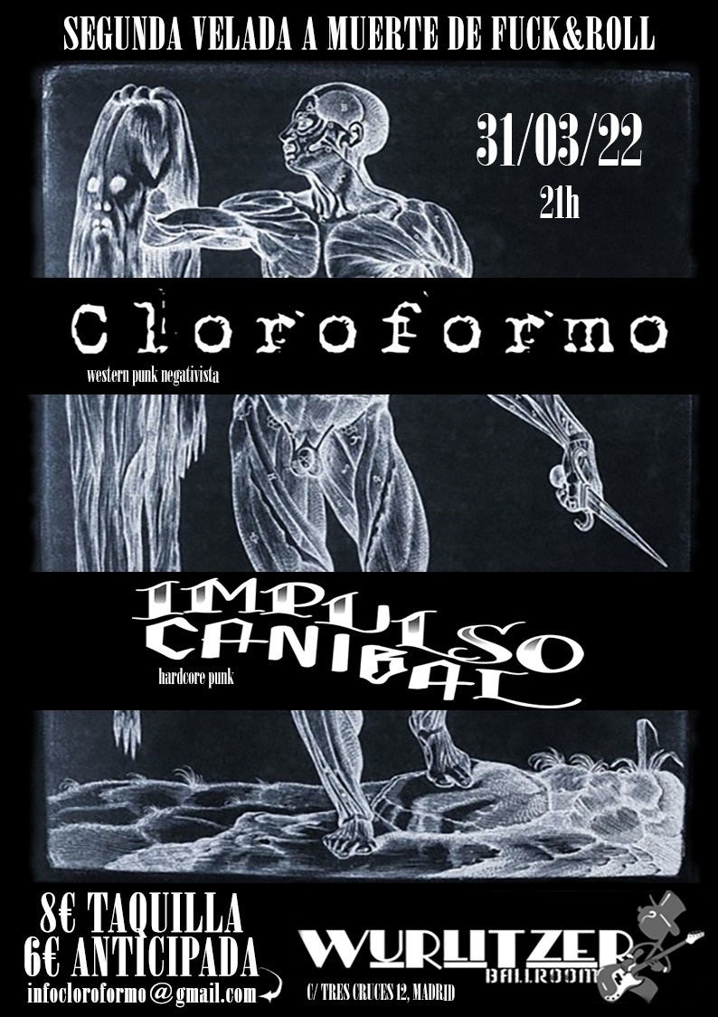 Cloroformo e impulso canibal en directo